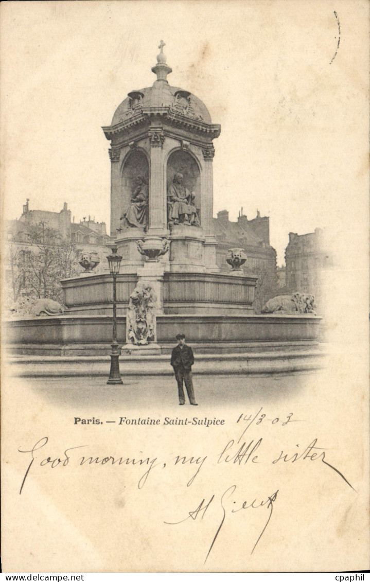 CPA Paris Fontaine Saint Sulpice