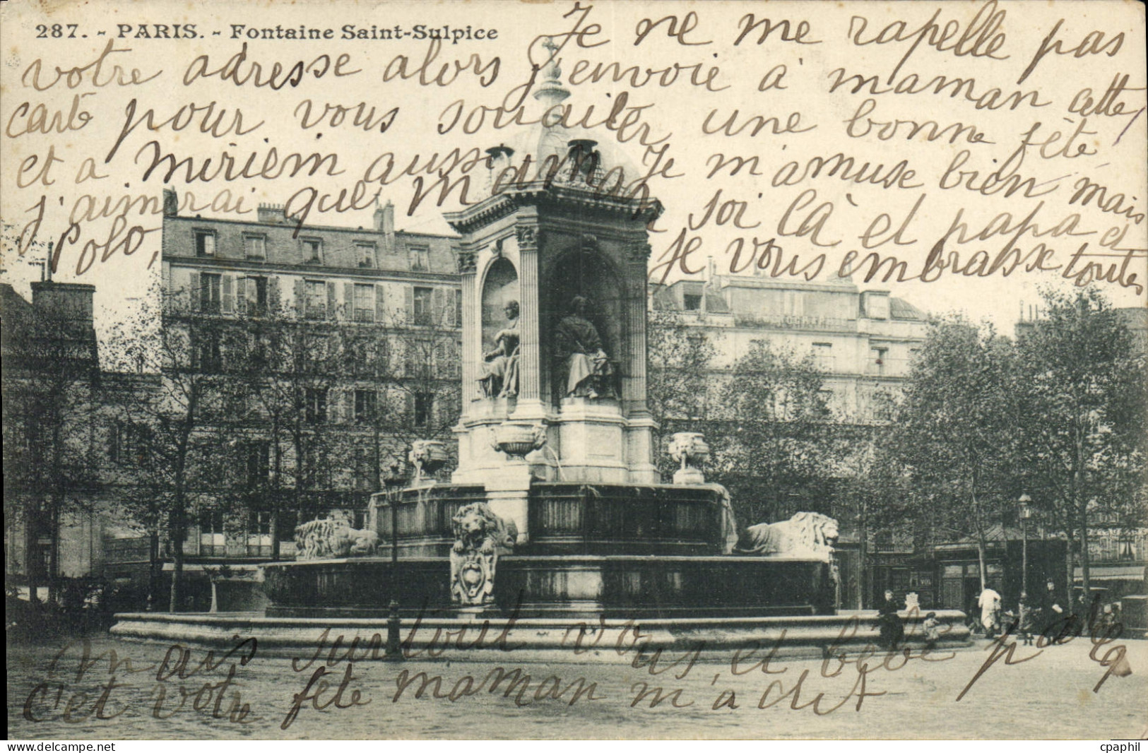 CPA Paris Fontaine Saint Sulpice