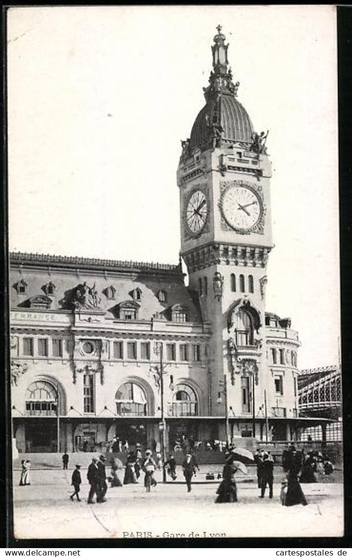 CPA Paris, Gare de Lyon, La Gare