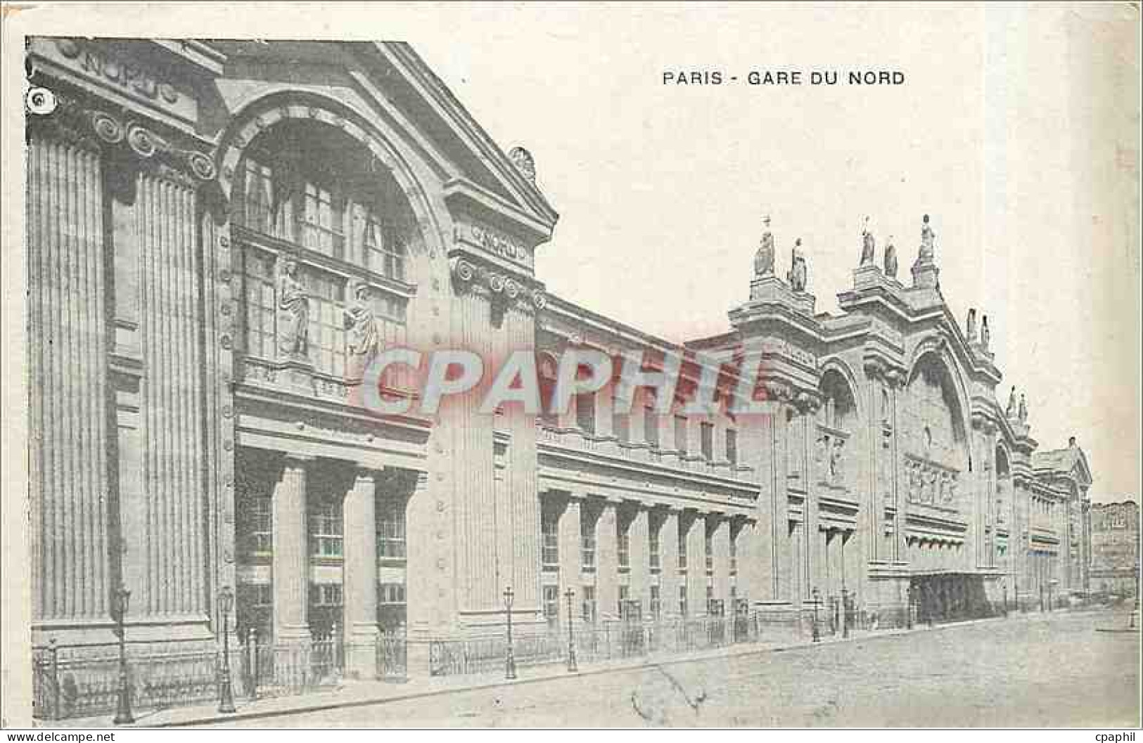 CPA PARIS GARE DU NORD