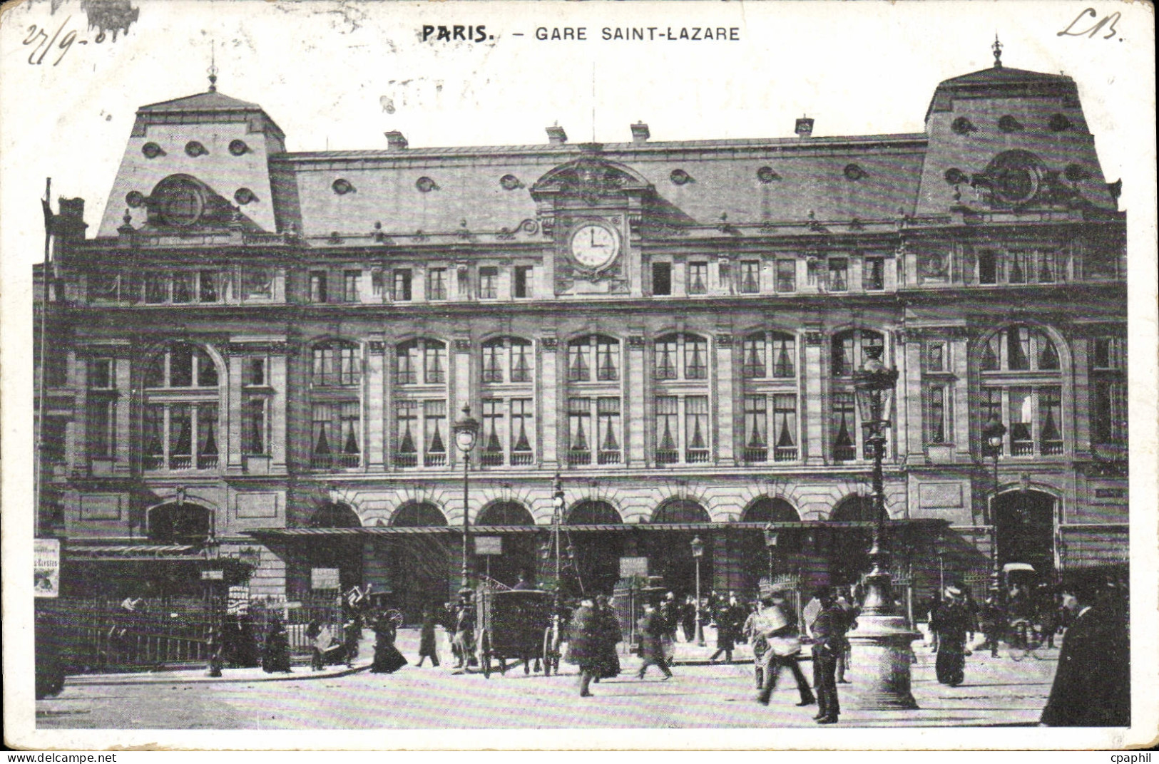 CPA Paris Gare Saint Lazare