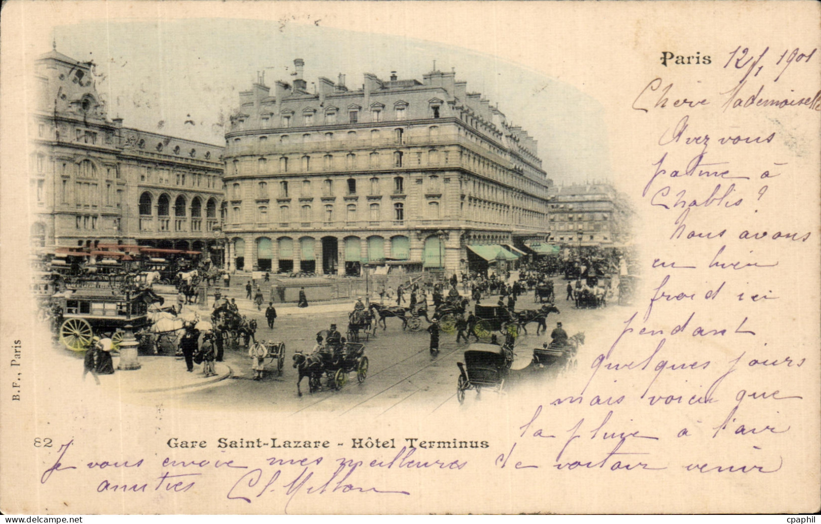 CPA Paris Gare Saint Lazare Hotel Terminus