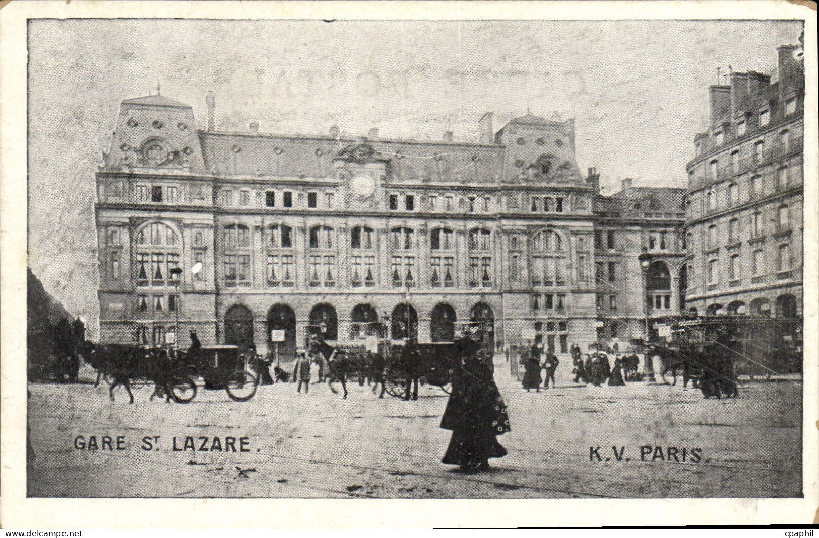 CPA Paris Gare St Lazaire
