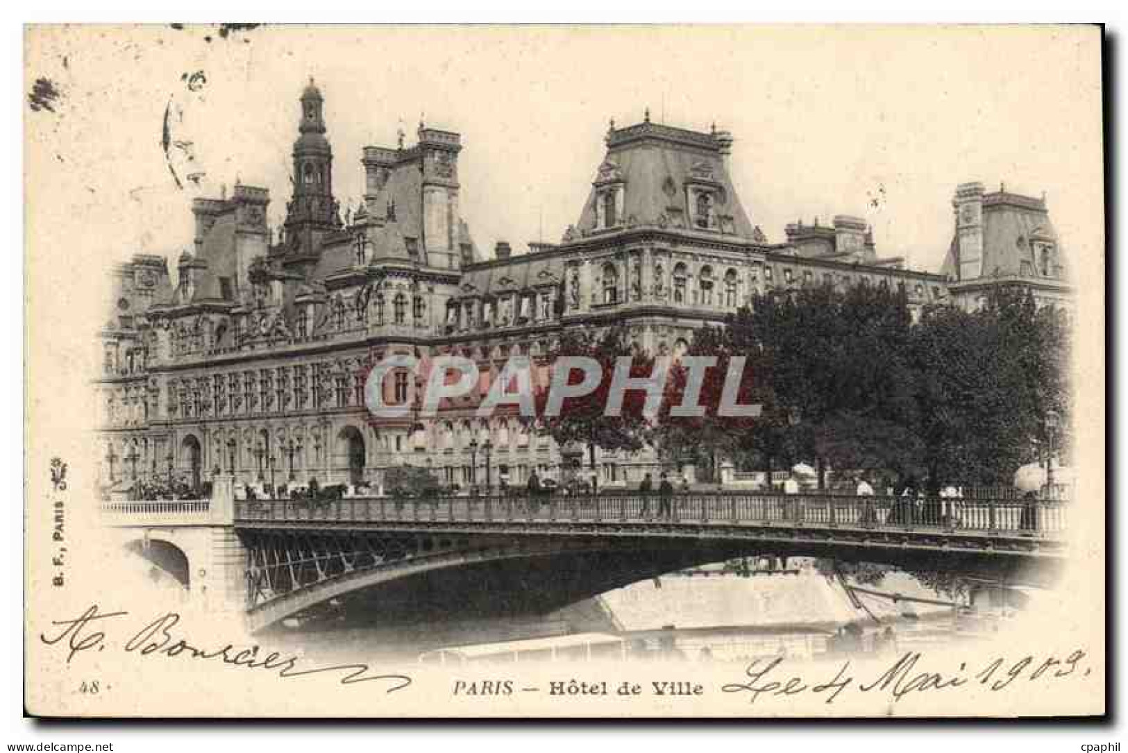 CPA Paris Hotel de Ville