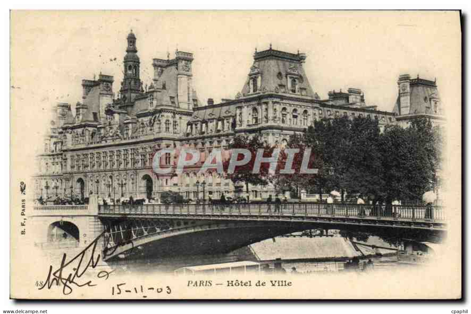 CPA Paris Hotel de Ville