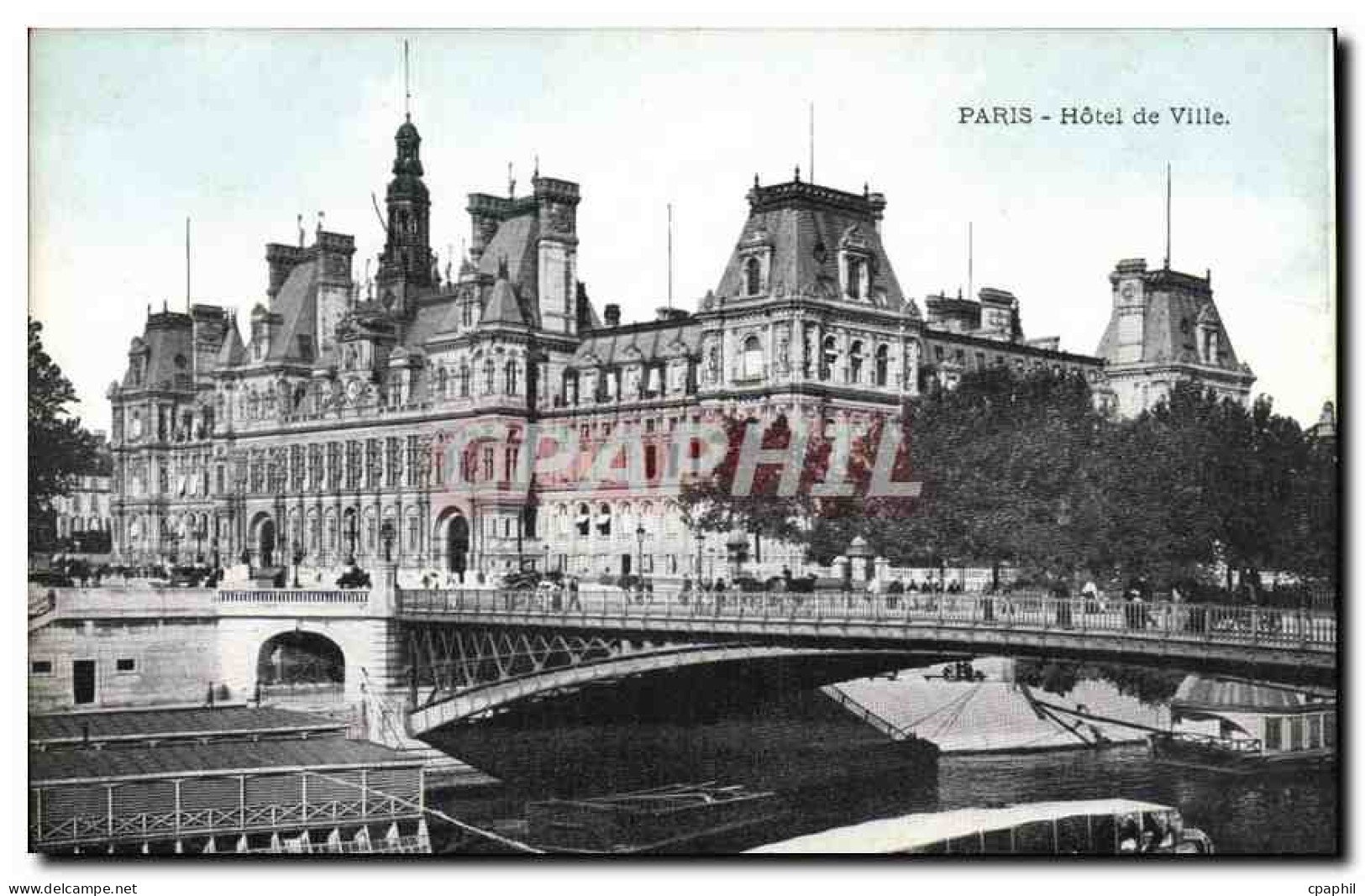 CPA Paris hotel de Ville