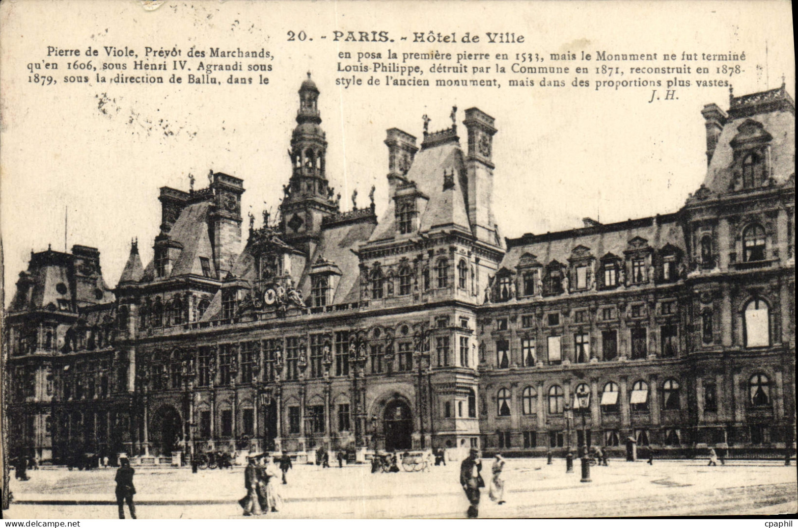 CPA Paris Hotel de Ville