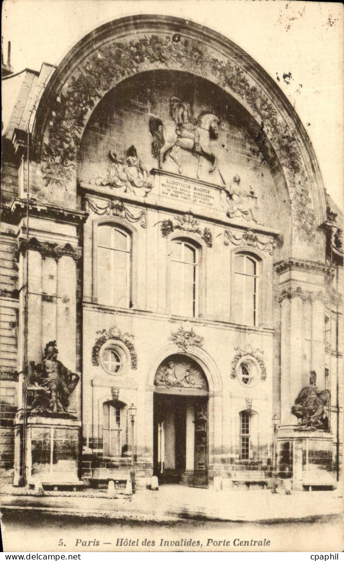 CPA Paris Hotel des Invalides Porte Centrale