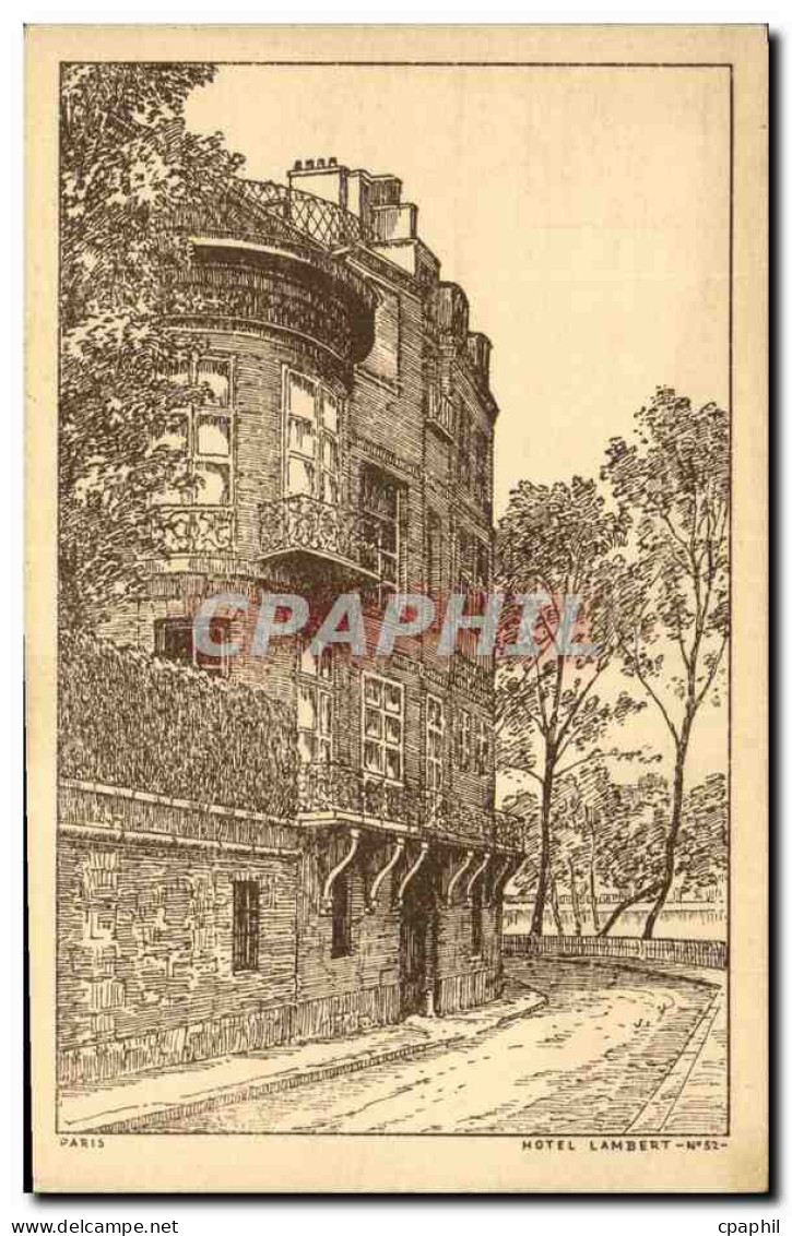 CPA Paris Hotel Lamdert