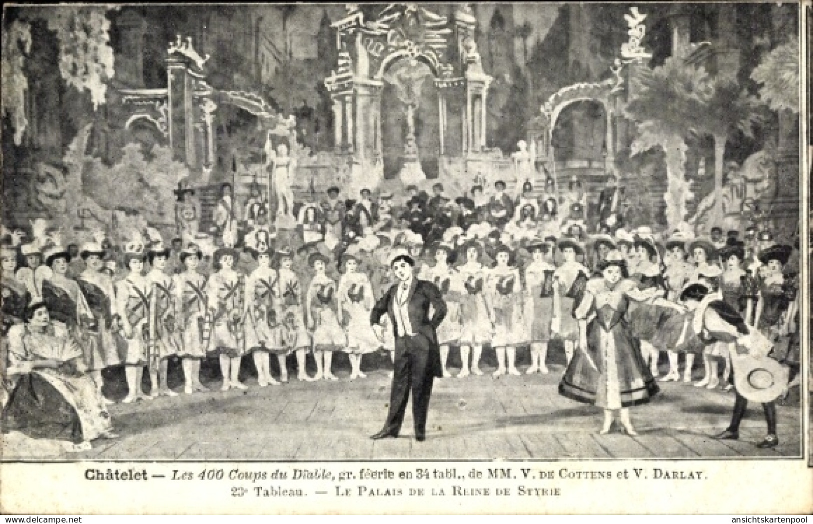 CPA Paris I, Théâtre du Châtelet, Les 400 Coups du Diable, De Cottens, V. Darlay