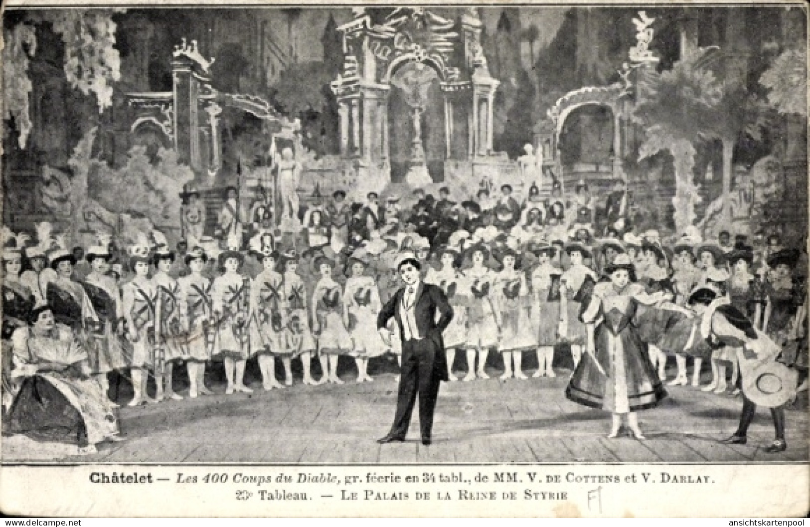 CPA Paris I, Théâtre du Châtelet, Les 400 Coups du Diable, De Cottens, V. Darlay