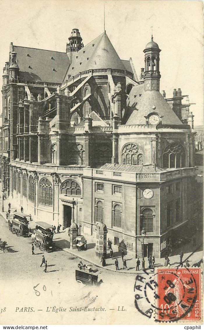 CPA Paris l'Eglise Saint Eustache