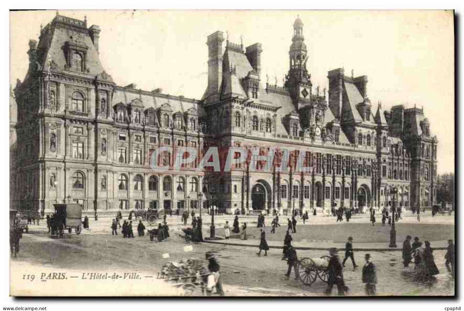 CPA Paris l'hotel de Ville