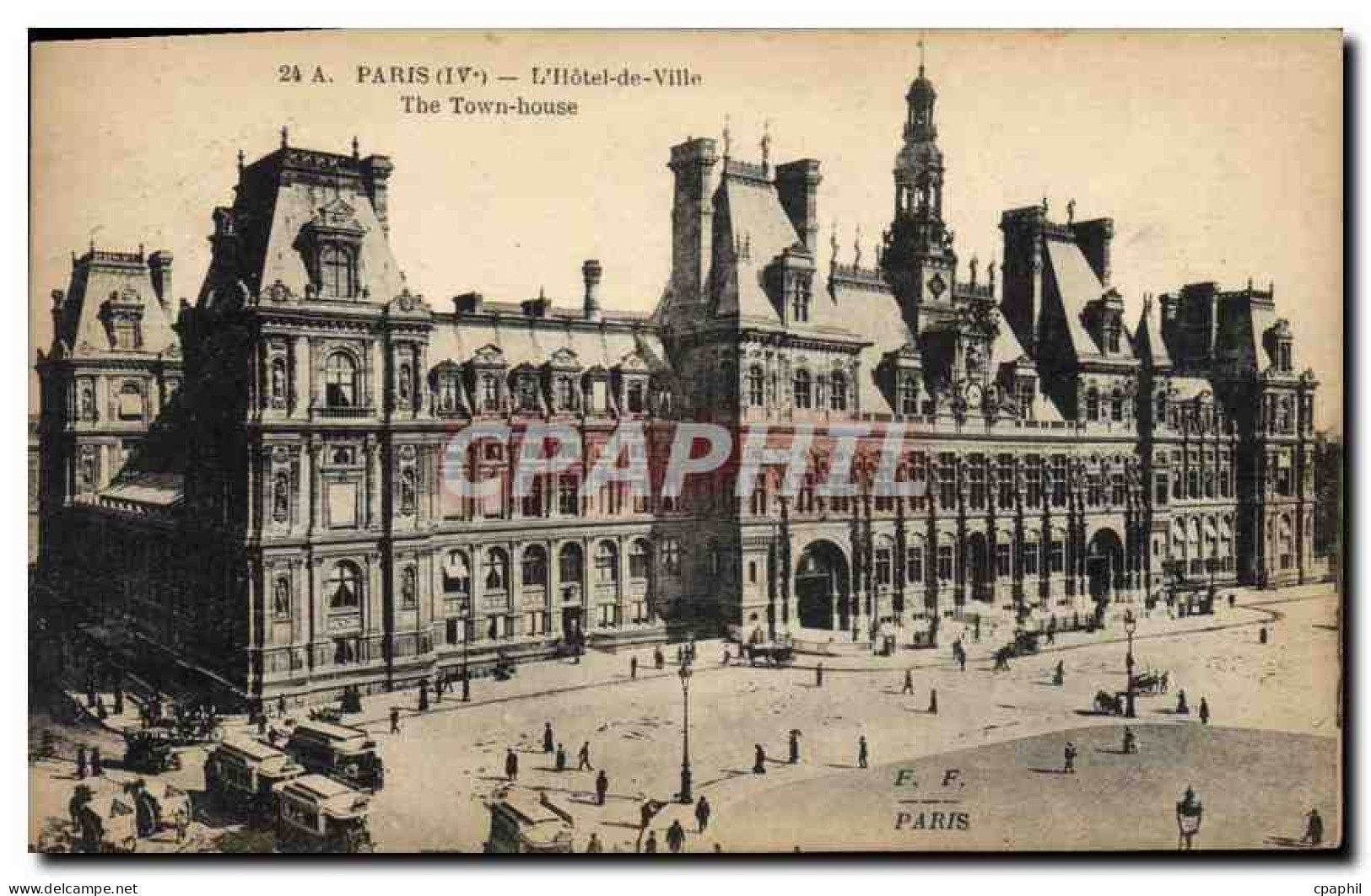 CPA Paris L'Hotel de Ville