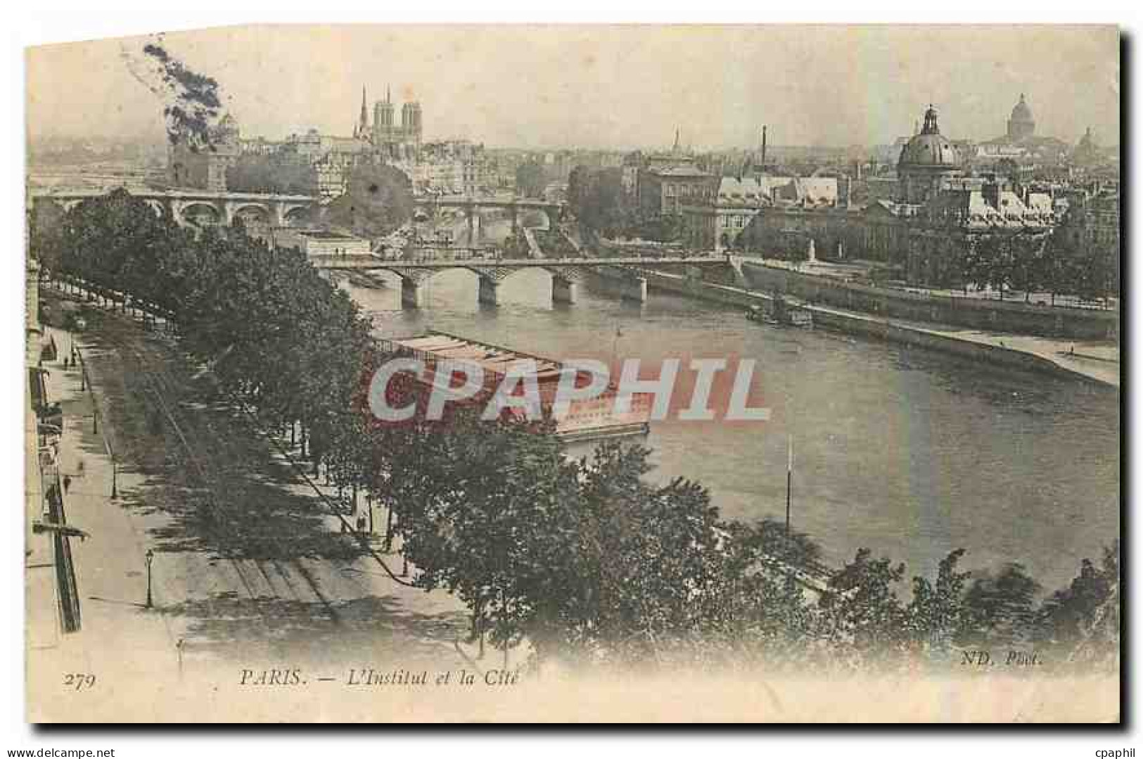 CPA Paris l'Institut et la Cite