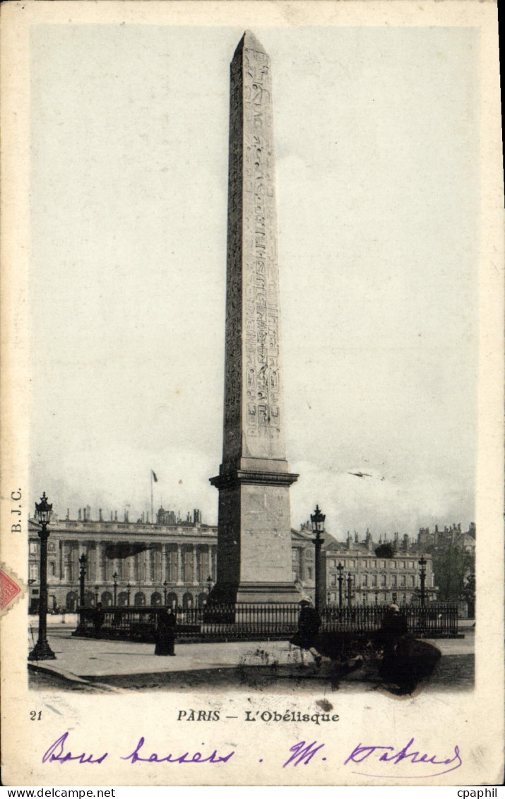 CPA Paris L'obelisque
