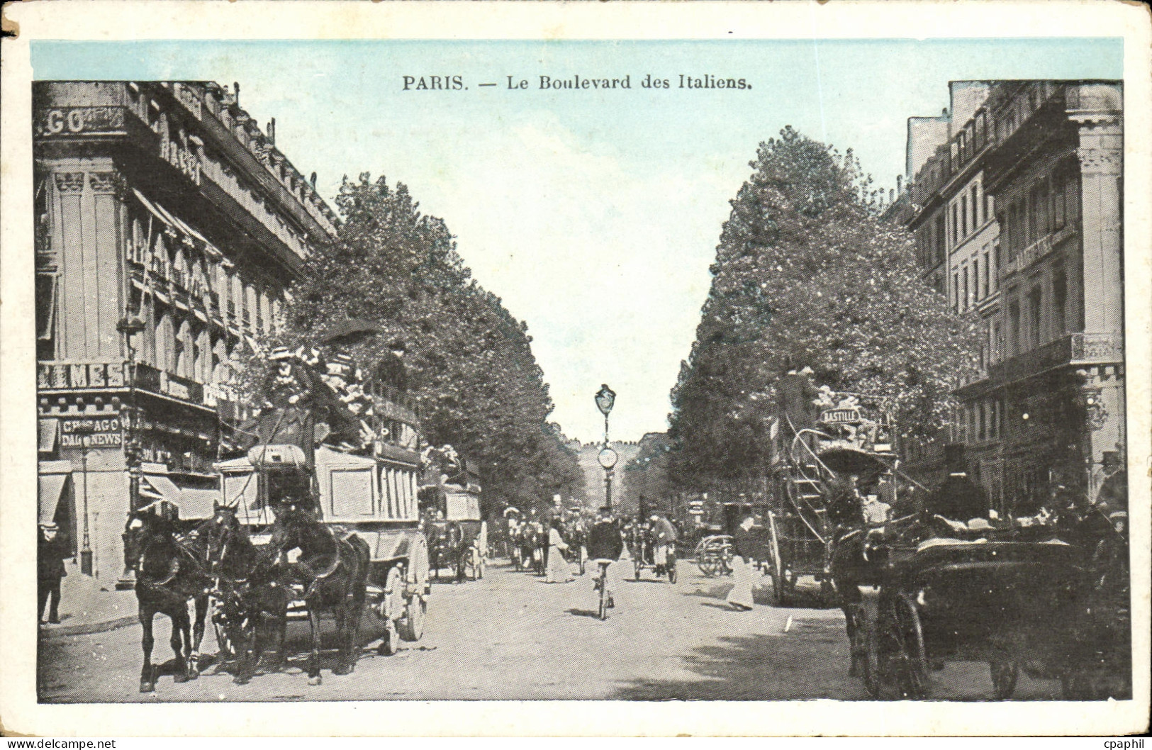 CPA Paris La Boulevard des Italiens