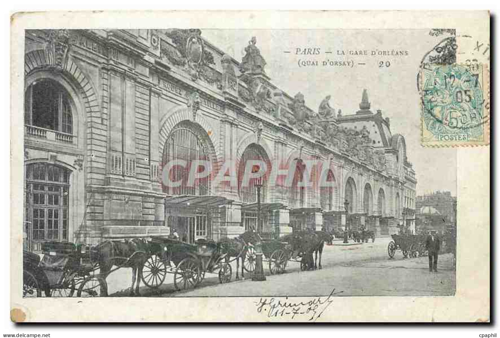 CPA Paris La Gare d'Orleans