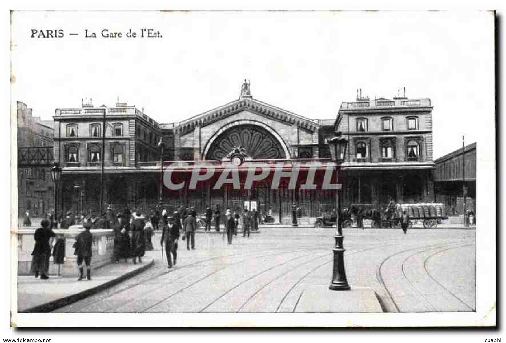 CPA Paris la Gare de l'Est