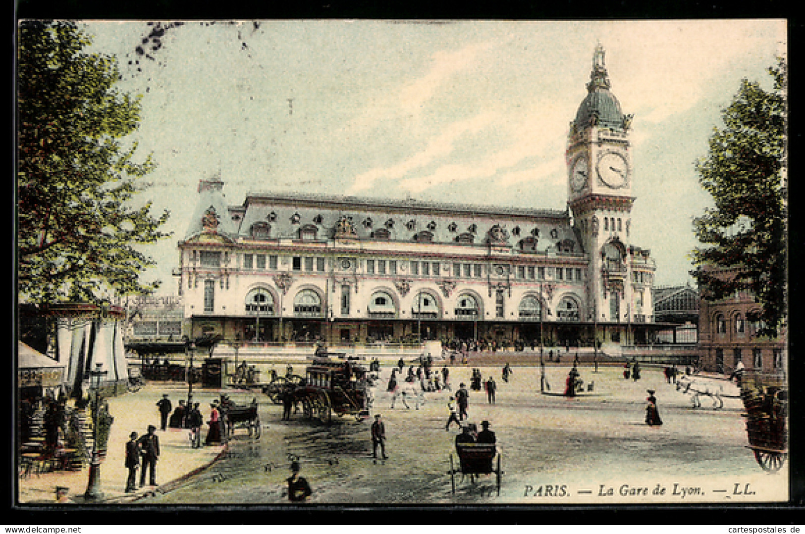 CPA Paris, La Gare de Lyon