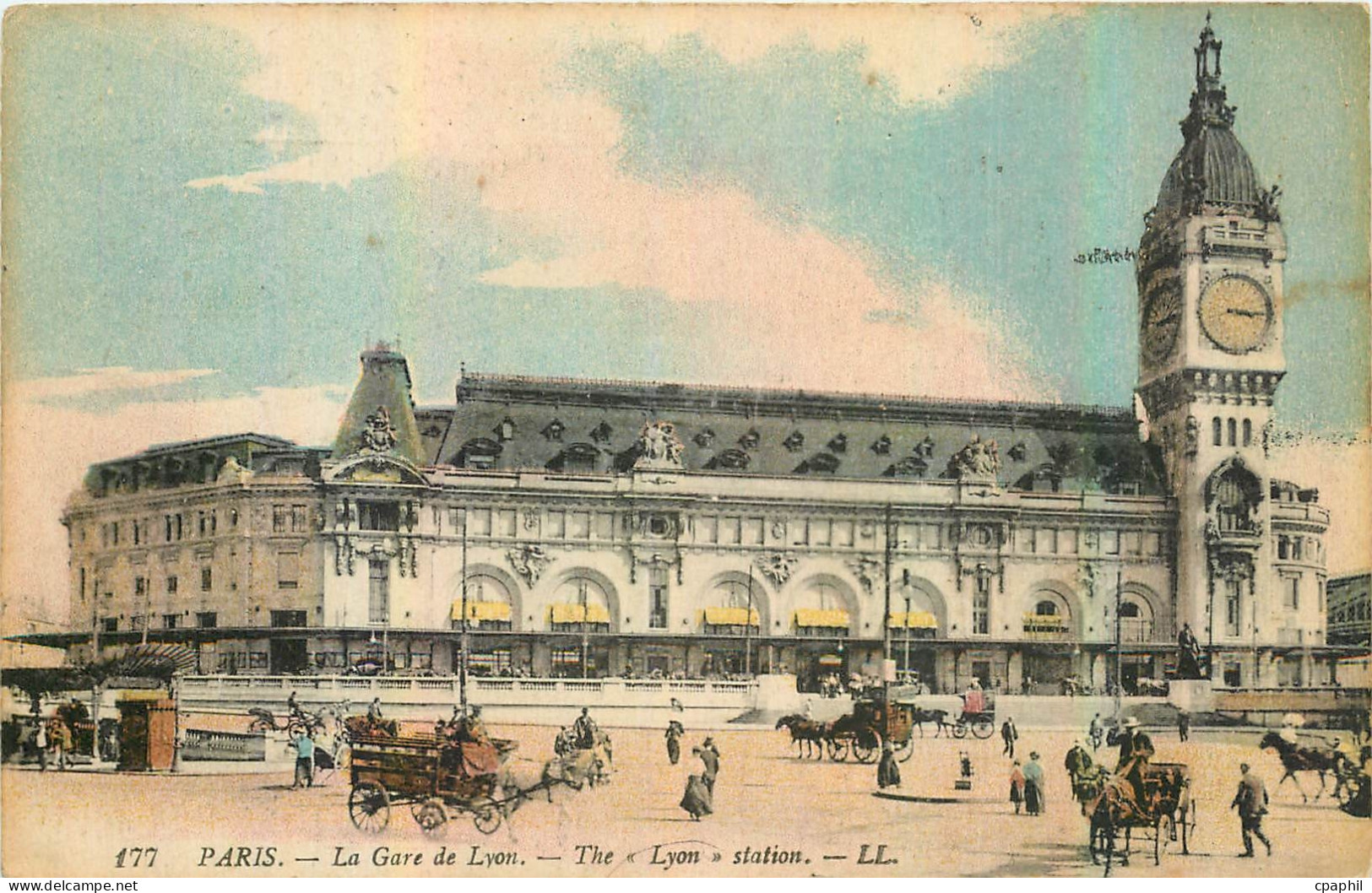 CPA Paris la Gare de Lyon