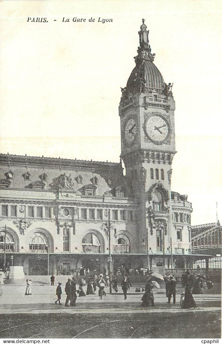 CPA Paris La Gare de Lyon