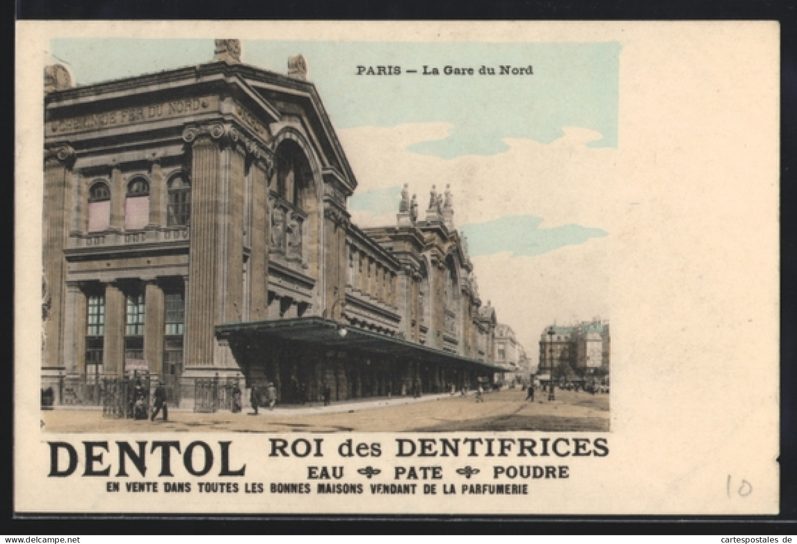 CPA Paris, La Gare du Nord