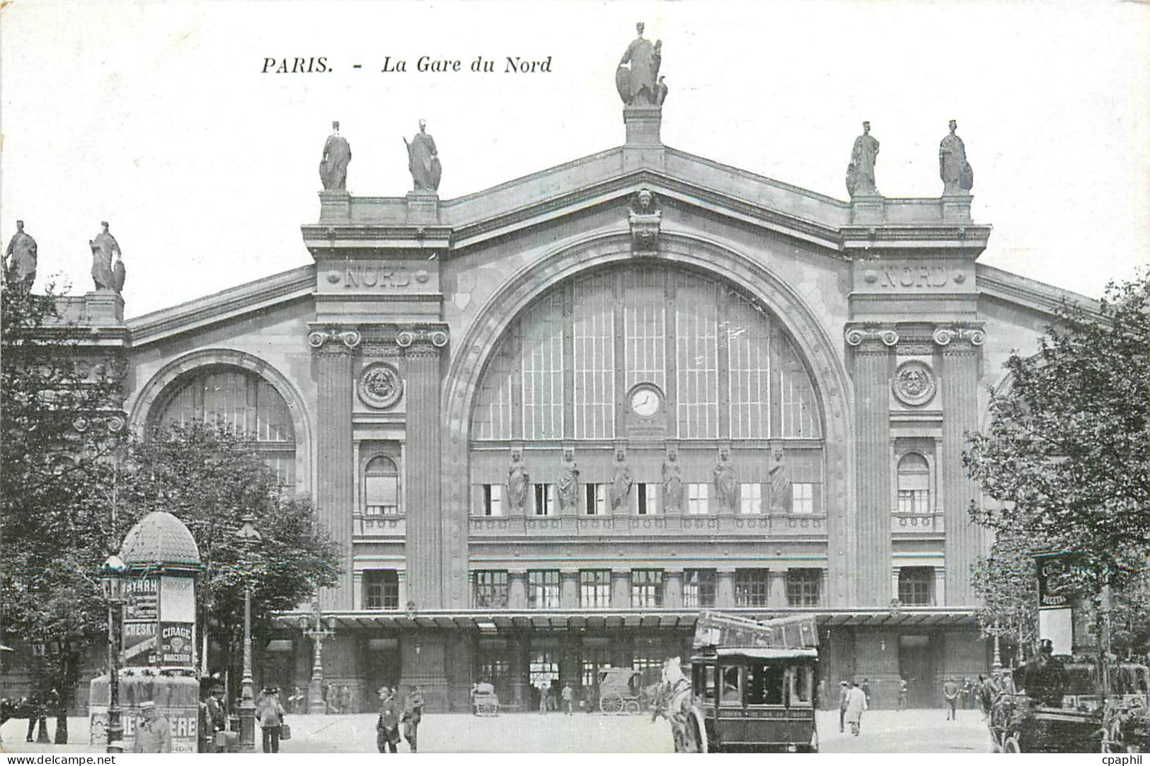 CPA Paris La Gare du Nord