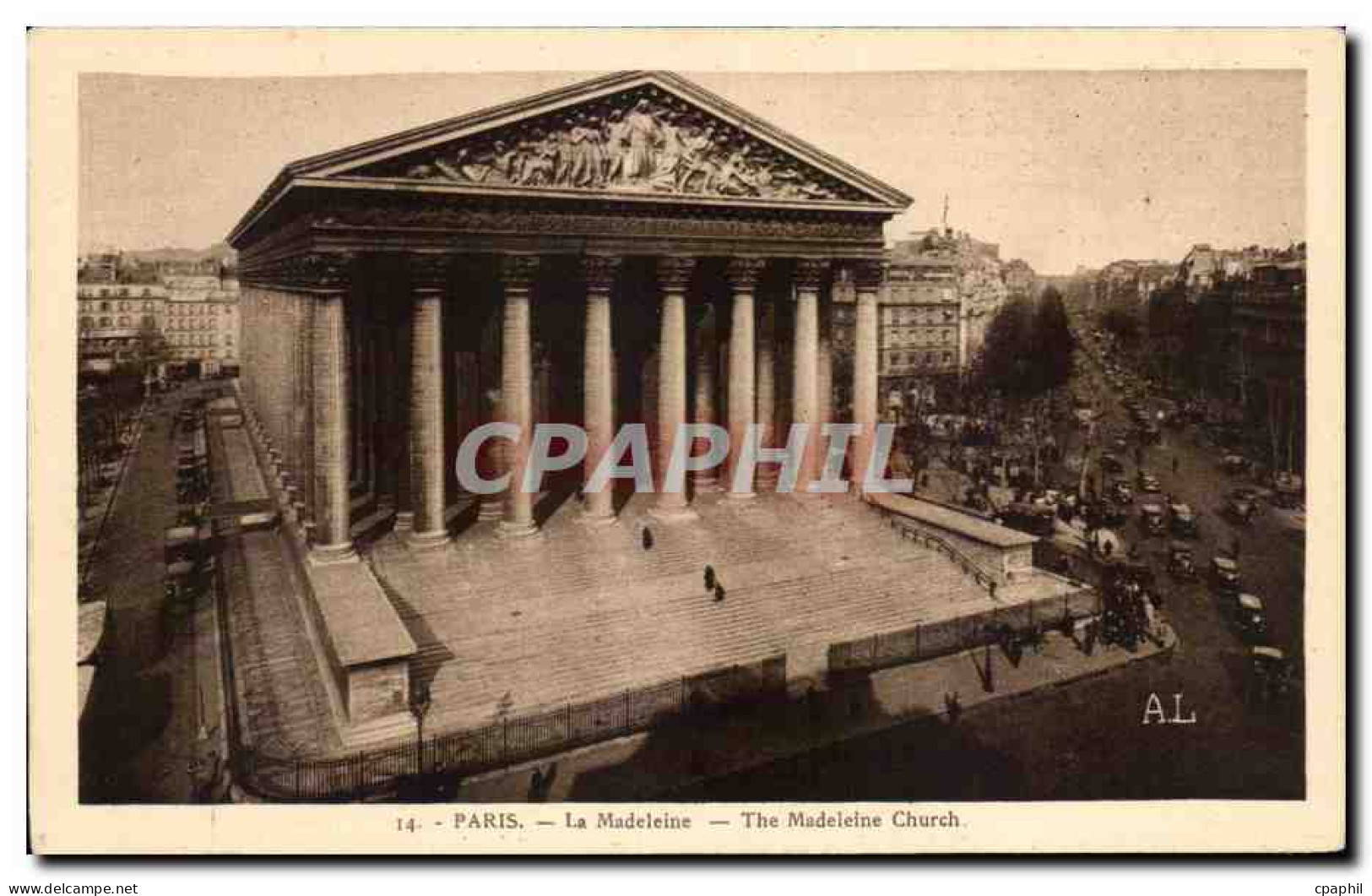 CPA Paris La Madeleine The Madeleine Church