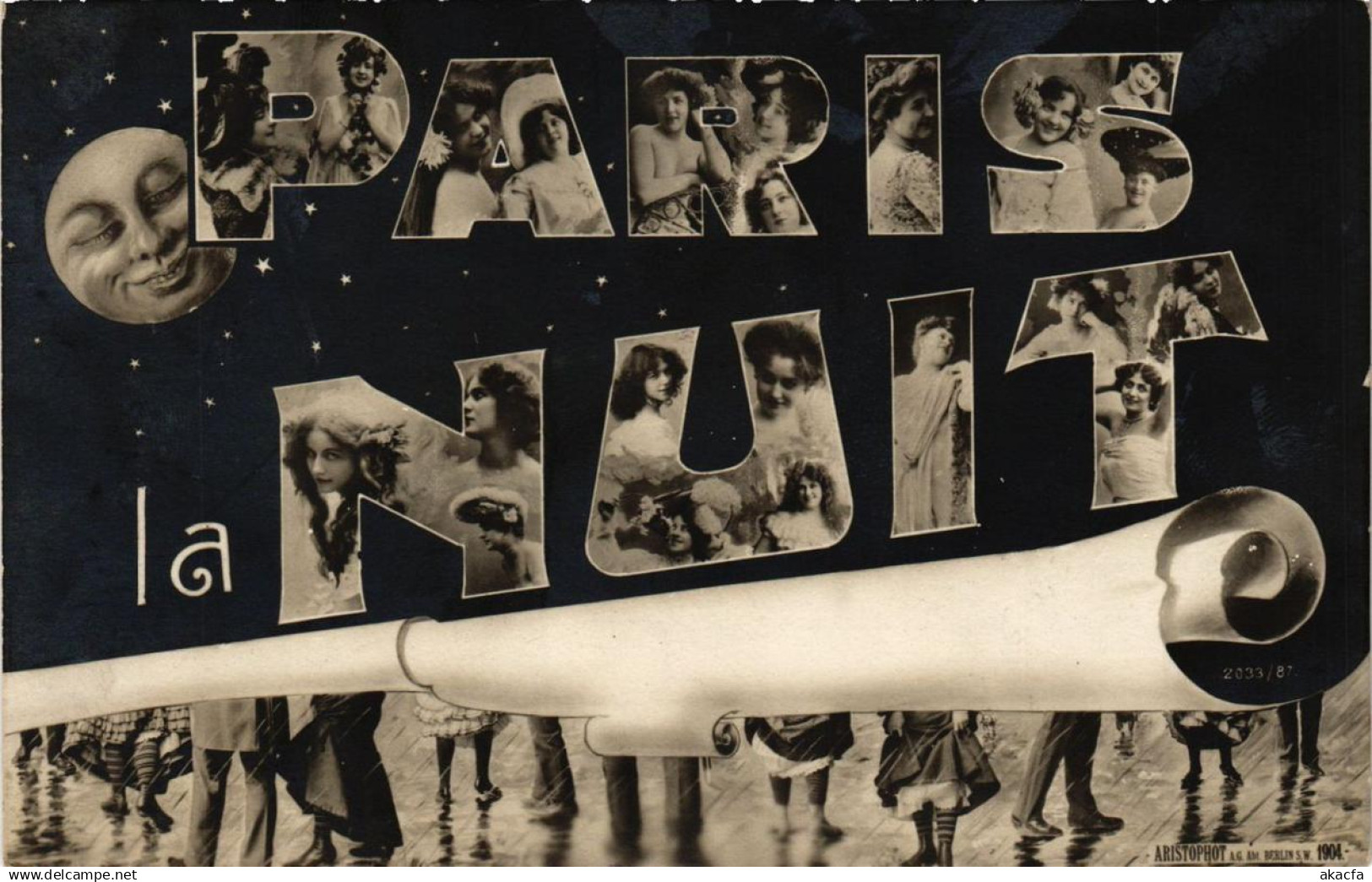 CPA PARIS LA NUIT (700689)