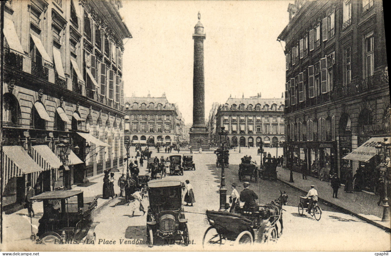 CPA Paris La Place Vendome