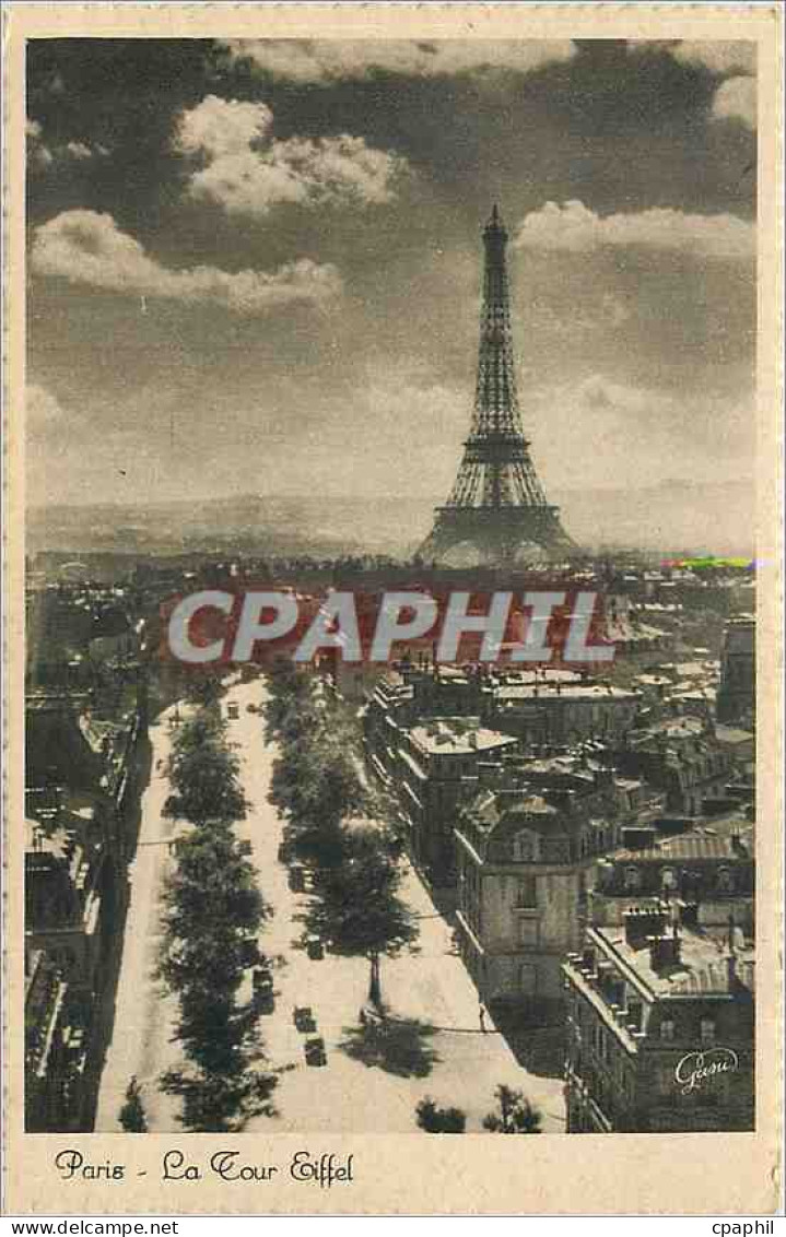 CPA PARIS - La Tour Eiffel