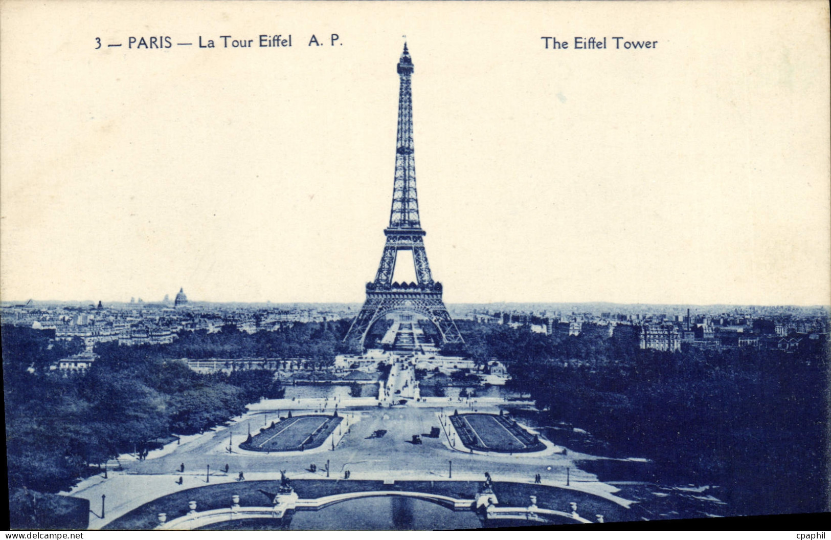 CPA Paris la Tour Eiffel