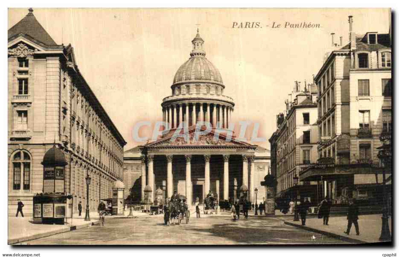 CPA Paris Le Pantheon Rue Soufflot