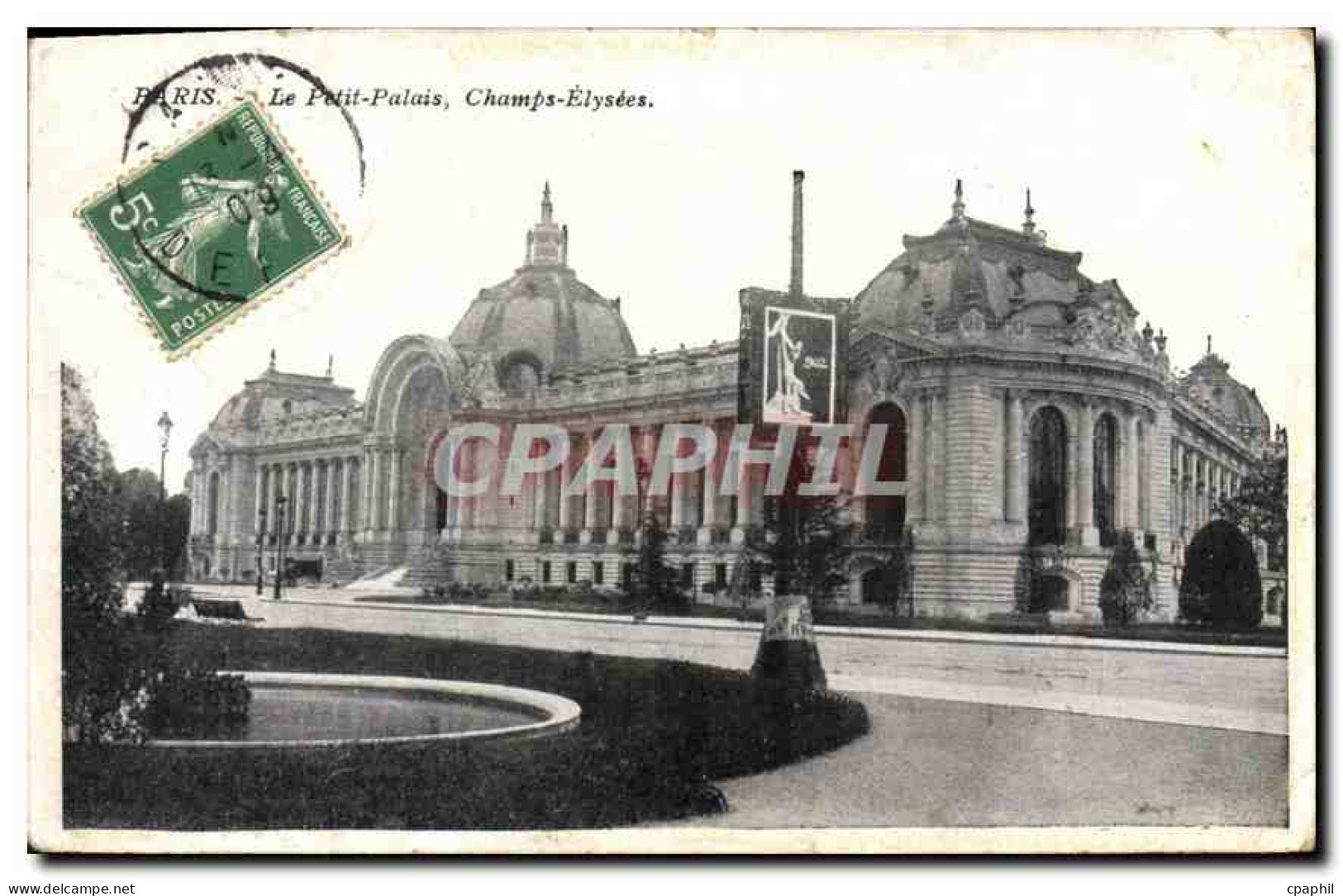 CPA Paris Le Petit palais Champs Elysees