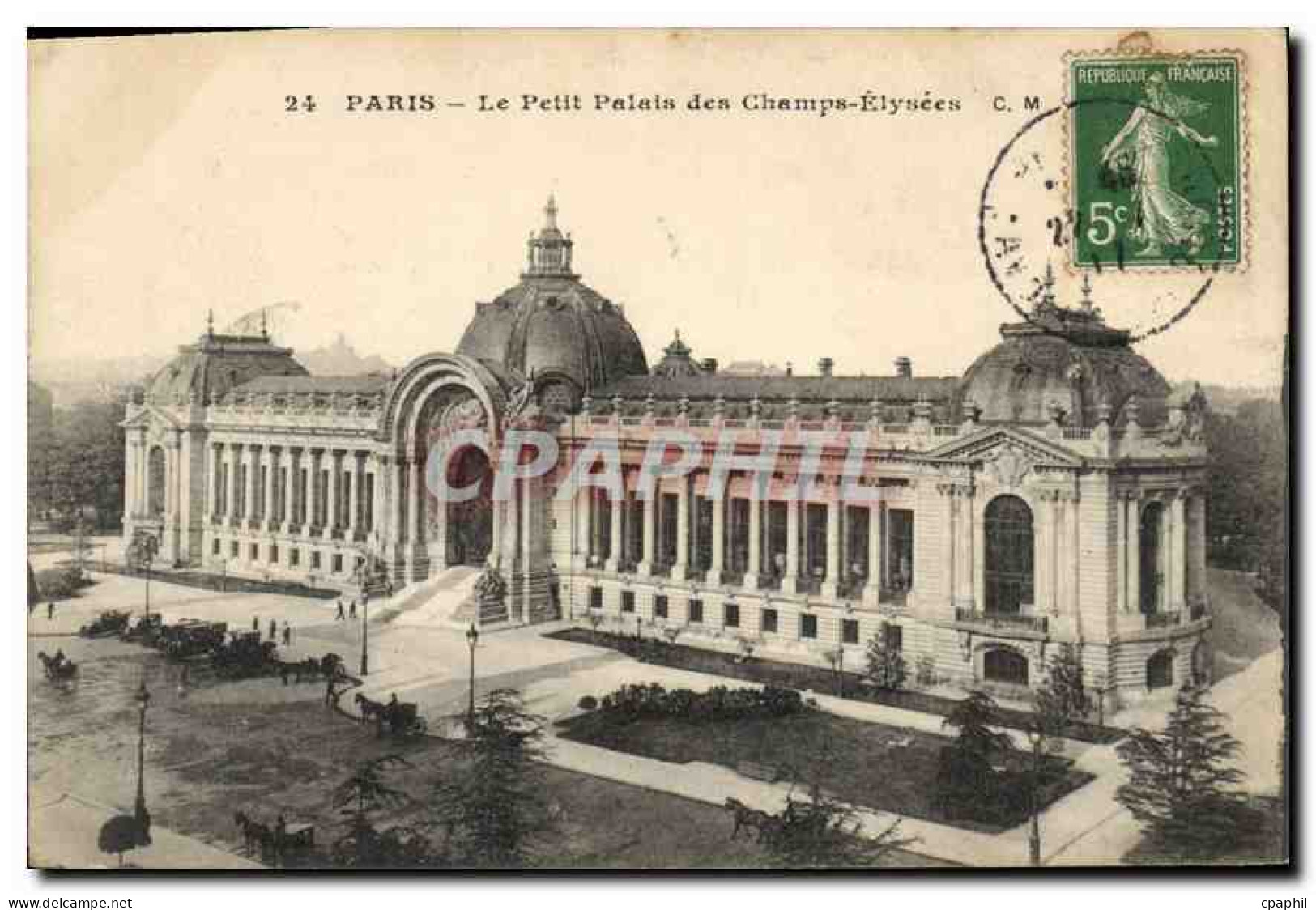 CPA Paris le Petit Palais des Champs Elysees