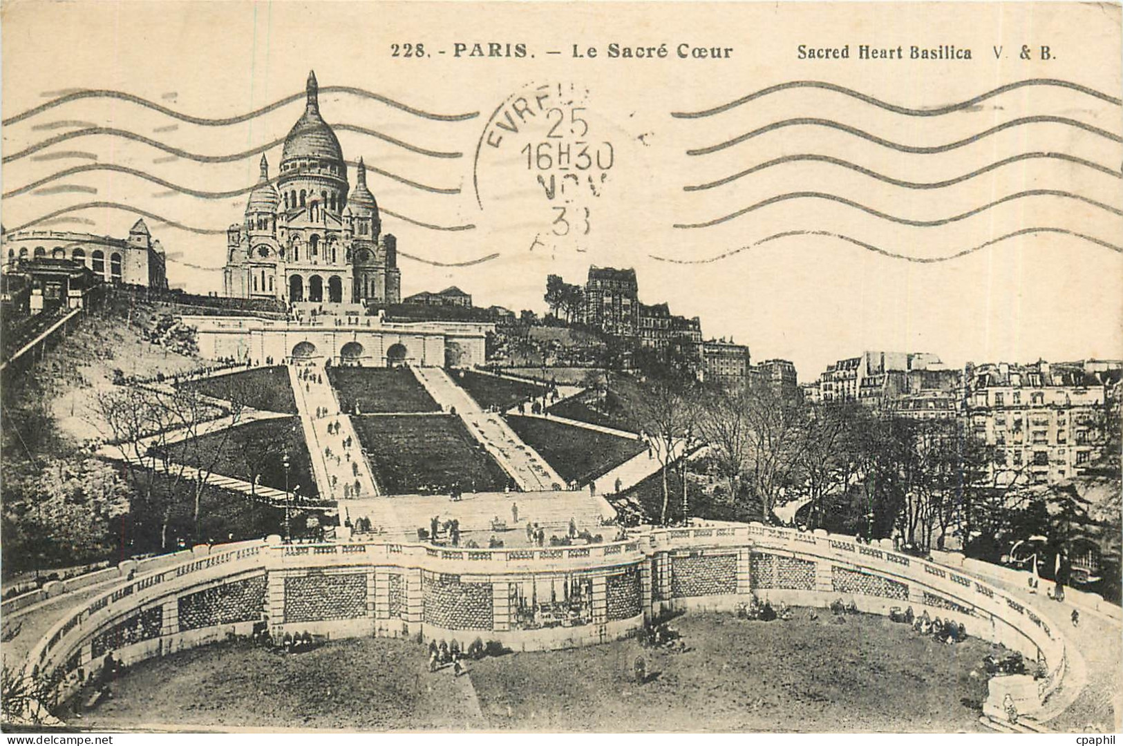 CPA Paris Le Sacre Coeur