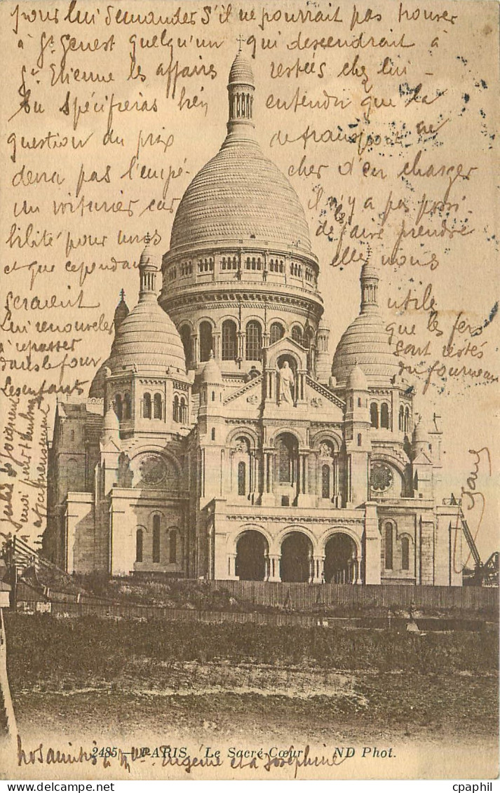 CPA Paris Le Sacre Coeur