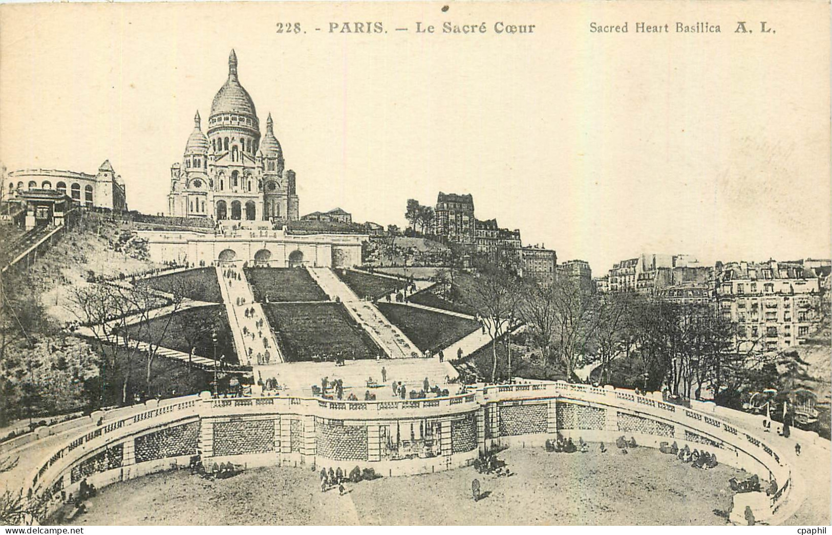 CPA Paris Le Sacre Coeur