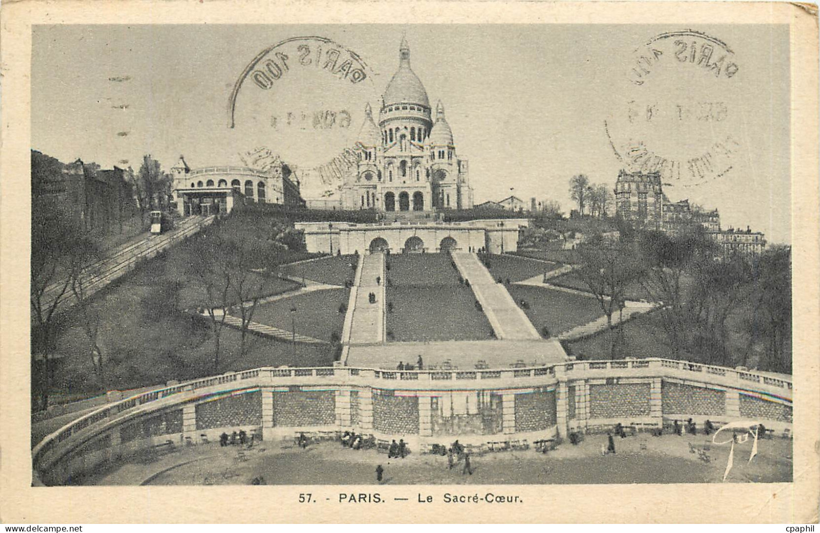 CPA Paris Le Sacre Coeur