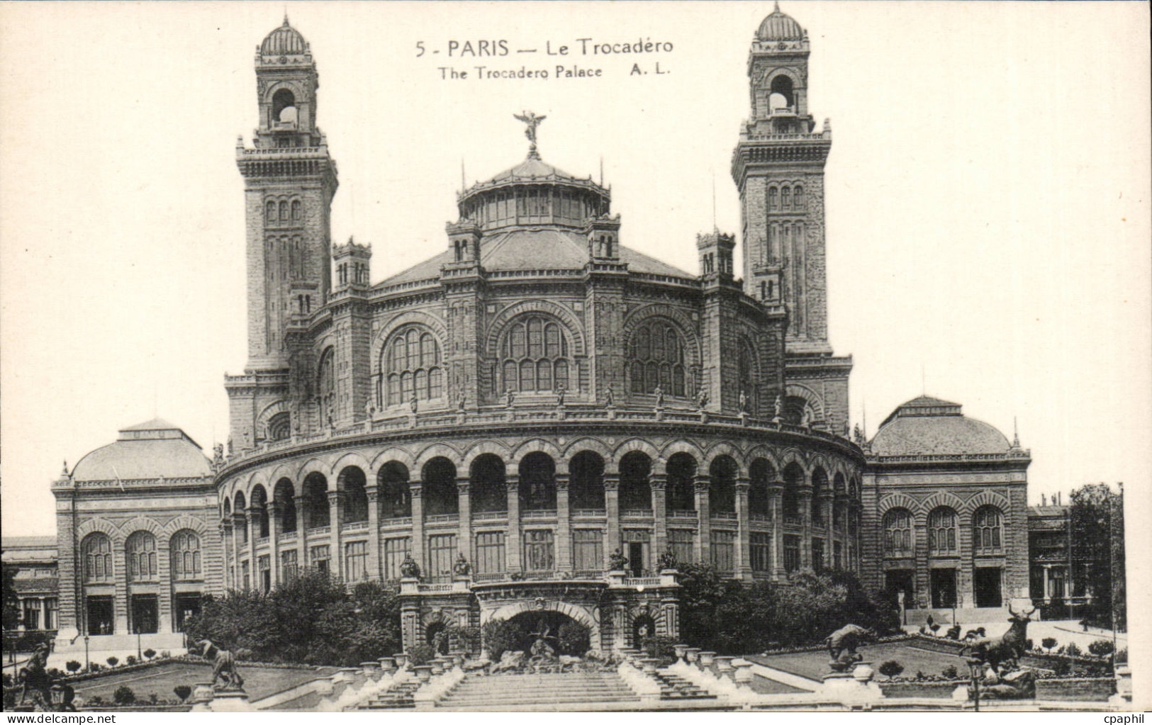 CPA Paris Le Trocadero