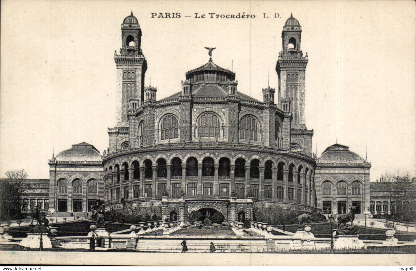 CPA Paris le Trocadero