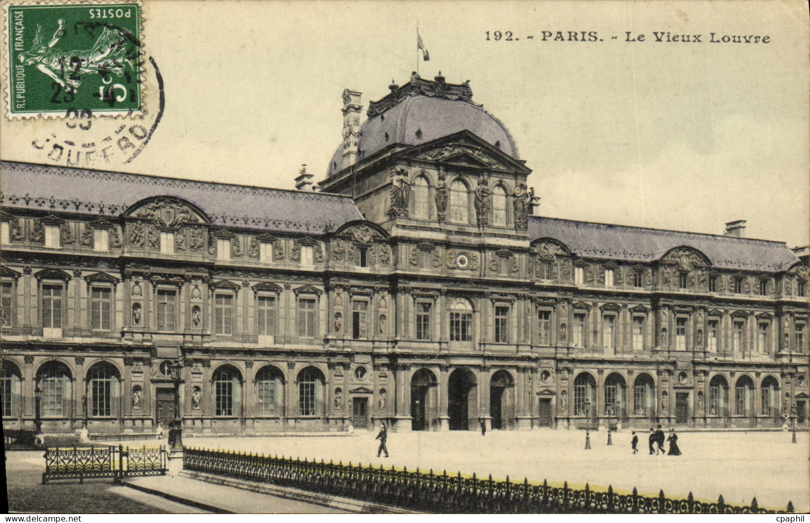 CPA Paris Le Vieux Louvre