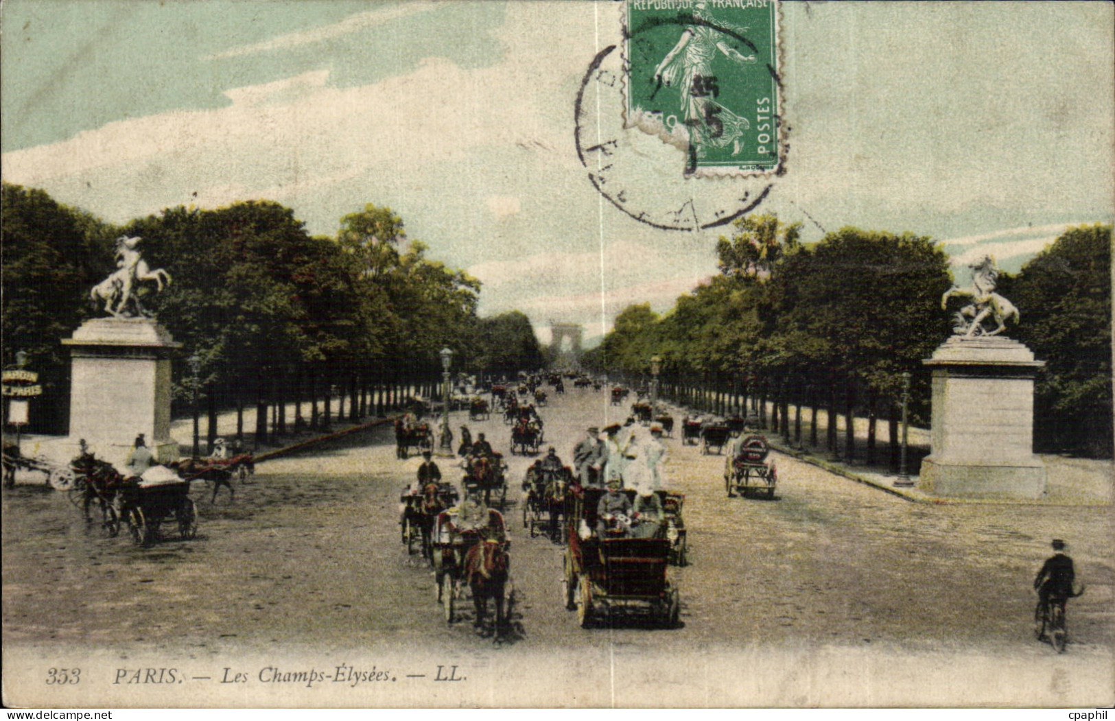 CPA Paris Les Champs Elysees