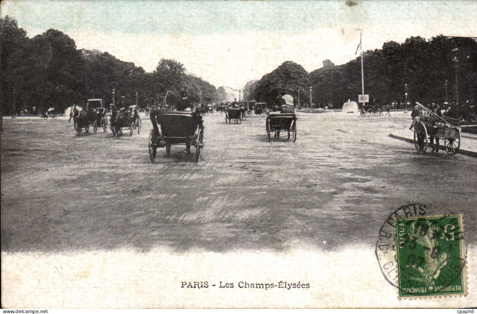 CPA Paris Les Champs Elysees