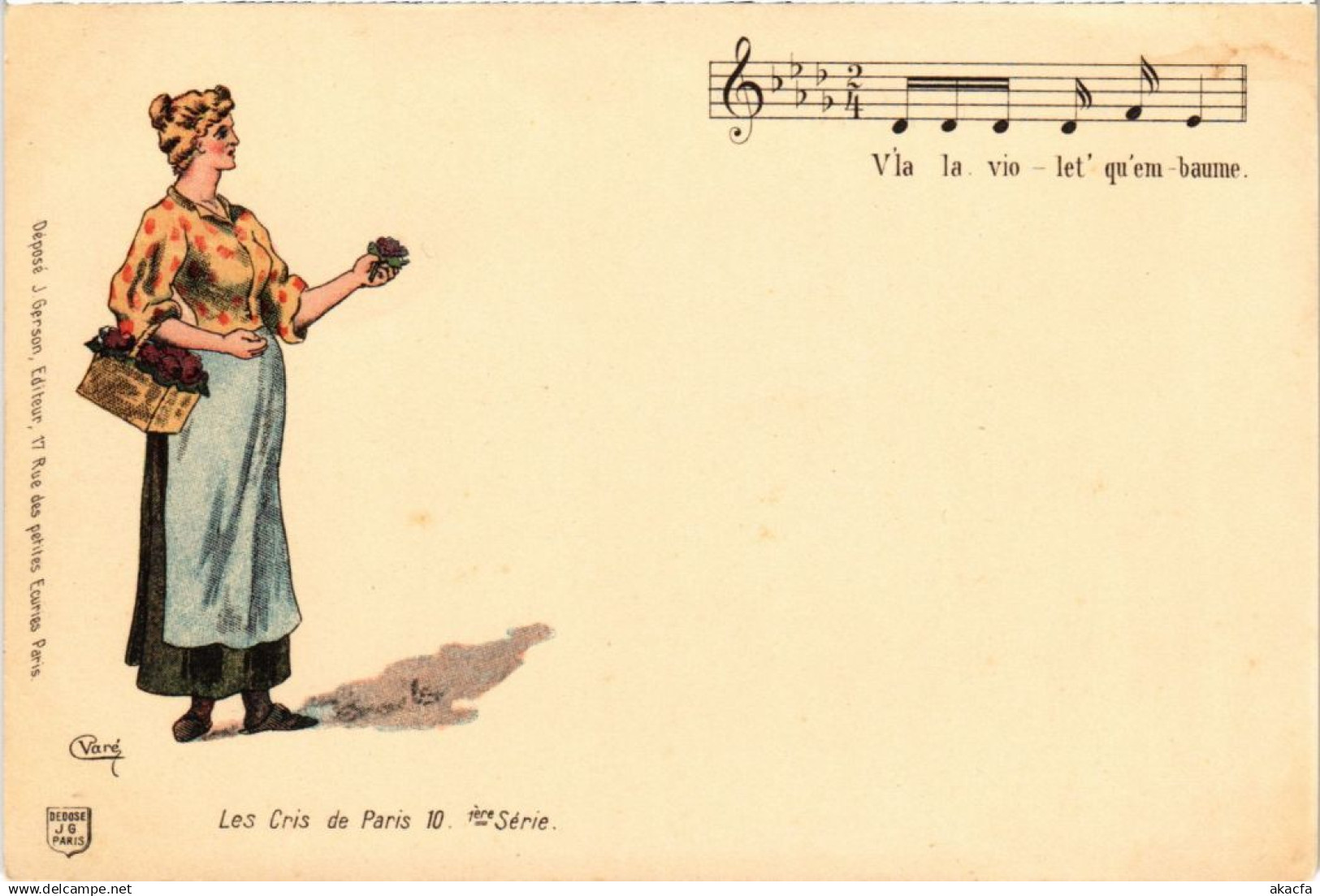 CPA PARIS Les Cris de Paris 10 1ere Serie (1246218)