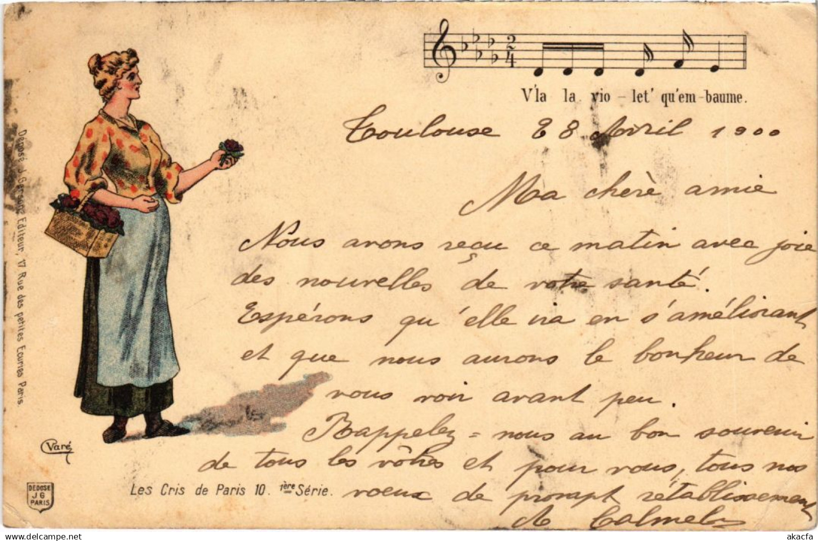 CPA PARIS Les Cris de Paris 10 1ere Serie (1246310)