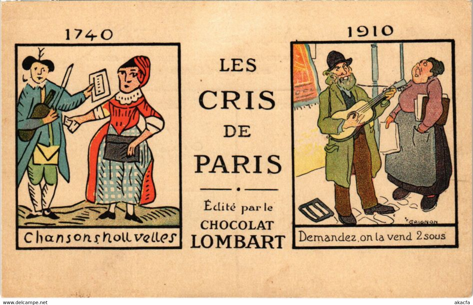 CPA Paris - Les Cris de Paris (76085)