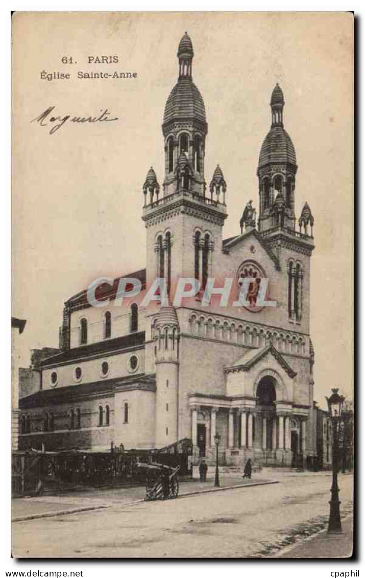 CPA Paris Les eglises de Paris Saint Anne