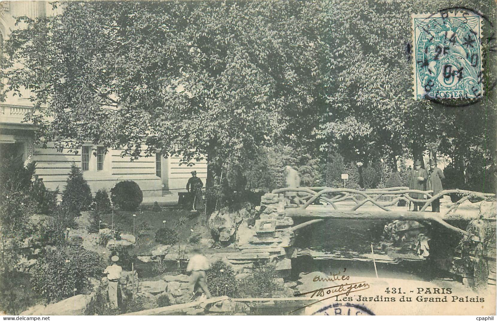 CPA Paris Les Jardins du Grand Palais